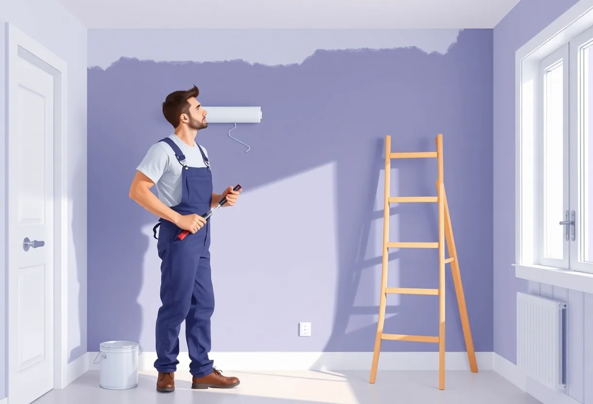 Peintre Dunkerque 59140 en intervention sur un chantier